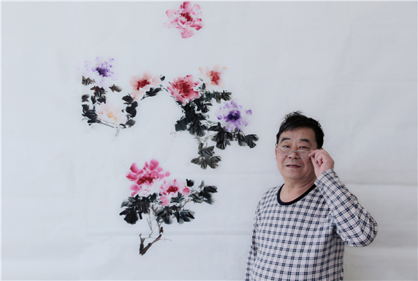 五台山书画艺术研究院邀请花鸟画家赫永昌创作交流